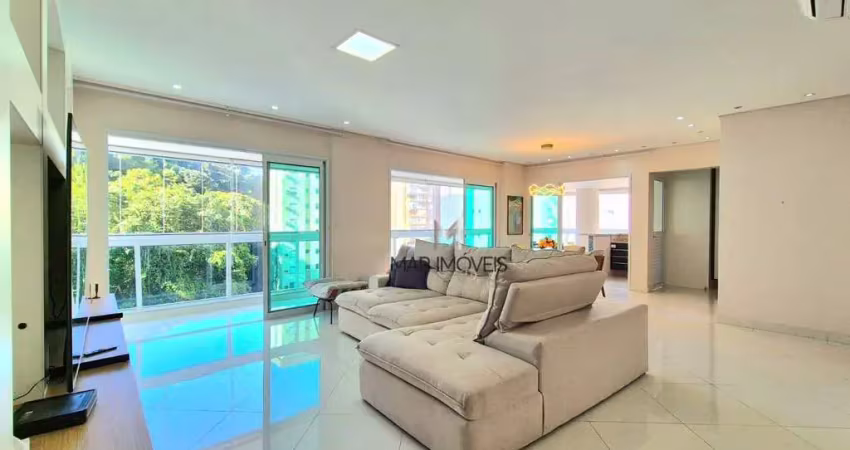 Apartamento com 3 dormitórios à venda, 175 m² por r$ 1.480.000,00 - pitangueiras - guarujá/sp