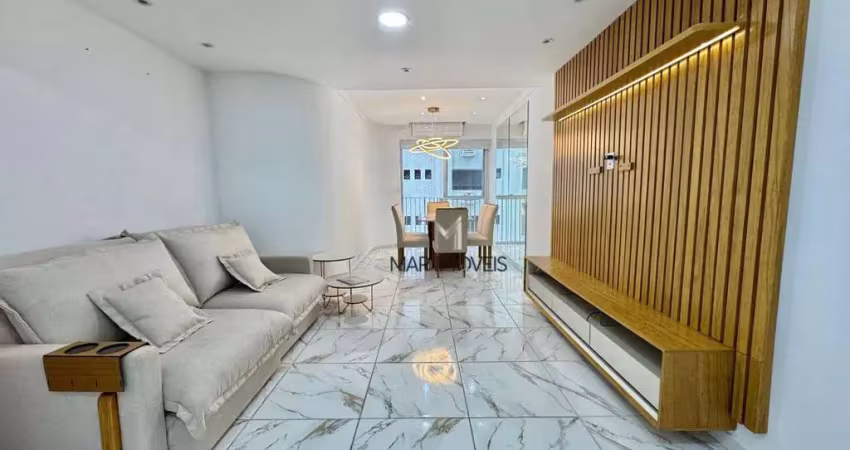 Apartamento à venda, 90 m² por r$ 595.000,00 - pitangueiras - guarujá/sp