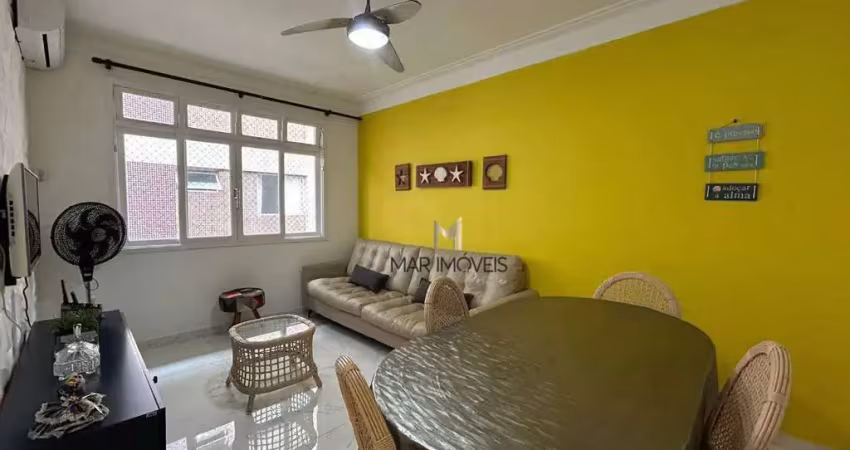 Apartamento com 2 dormitórios à venda, 78 m² por r$ 325.000,00 - enseada - guarujá/sp