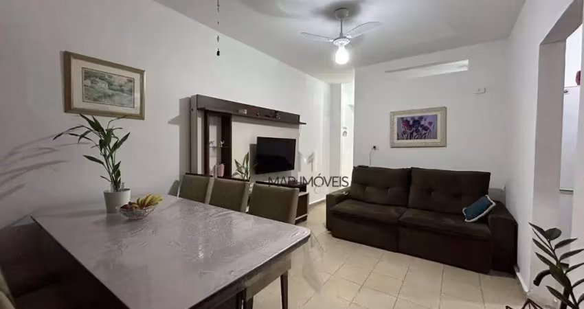 Apartamento com 2 dormitórios à venda, 60 m² por r$ 280.000,00 - enseada - guarujá/sp