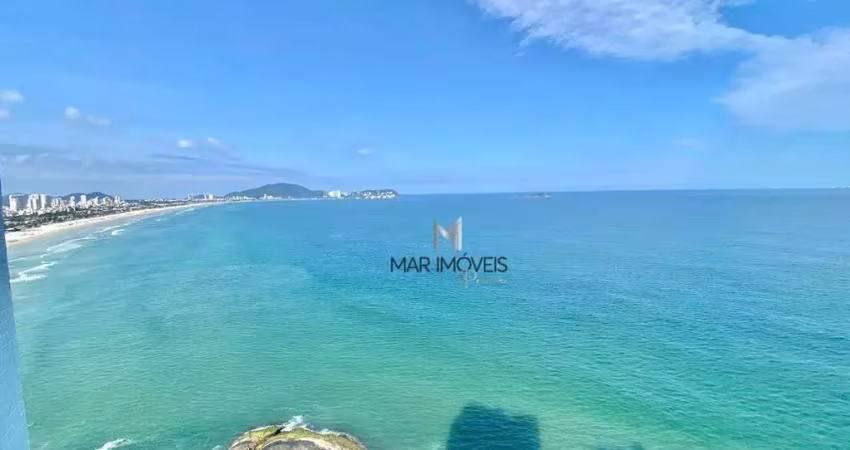 Apartamento frente total ao mar, 4 dormitórios, 2 vagas e lazer