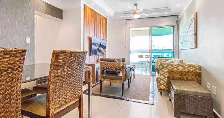 Apartamento com 3 dormitórios à venda, 115 m² por r$ 849.000 - enseada - guarujá/sp