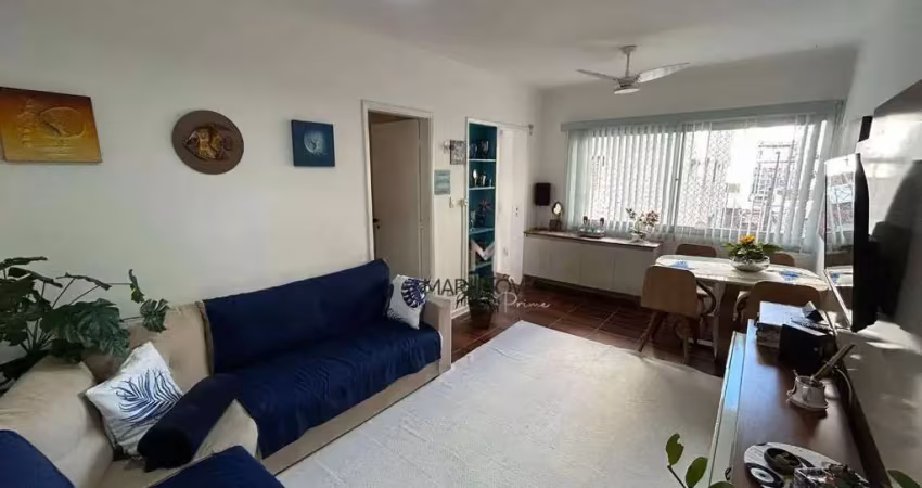 Apartamento com 1 dormitório à venda, 50 m² por r$ 250.000,00 - enseada - guarujá/sp