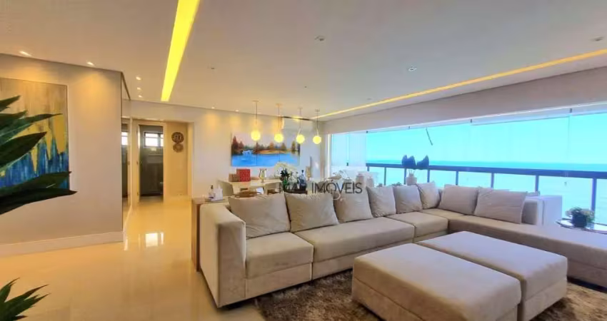 Cobertura com 4 dormitórios, 263 m² - venda por r$ 2.850.000,00 ou aluguel por r$ 19.000,00/mês - praia da enseada - guarujá/sp