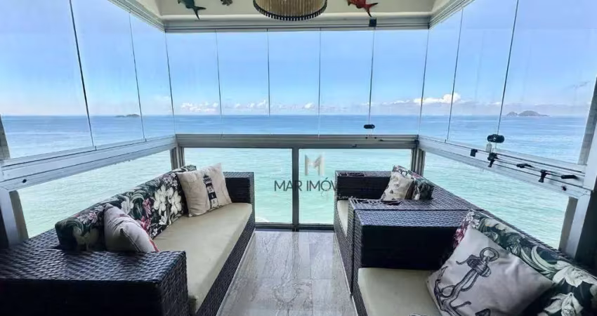 Apartamento com 3 dormitórios à venda, 120 m² por r$ 880.000,00 - pitangueiras - guarujá/sp