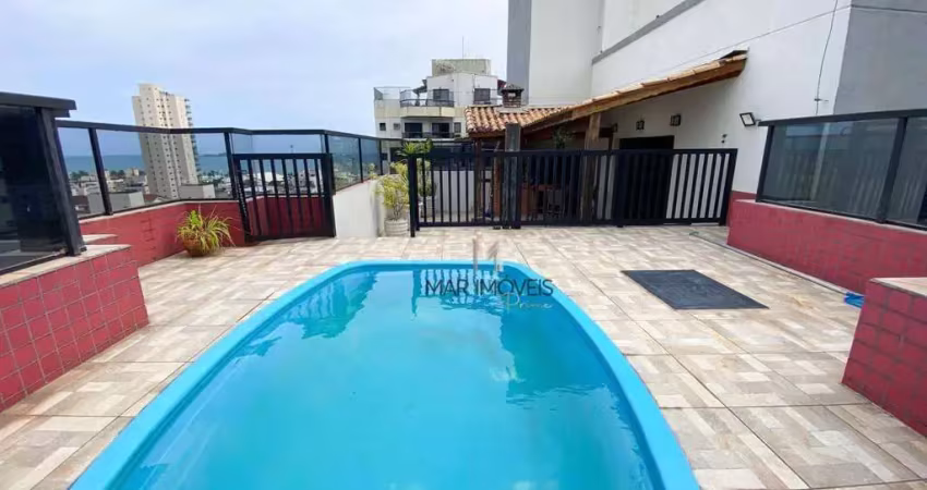 Cobertura com 2 dormitórios, 160 m² - venda por r$ 580.000,00 ou aluguel por r$ 6.000,02/mês - enseada - guarujá/sp