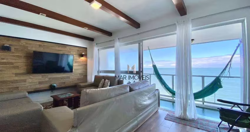 Apartamento com 3 dormitórios à venda, 150 m² por r$ 850.000,00 - pitangueiras - guarujá/sp