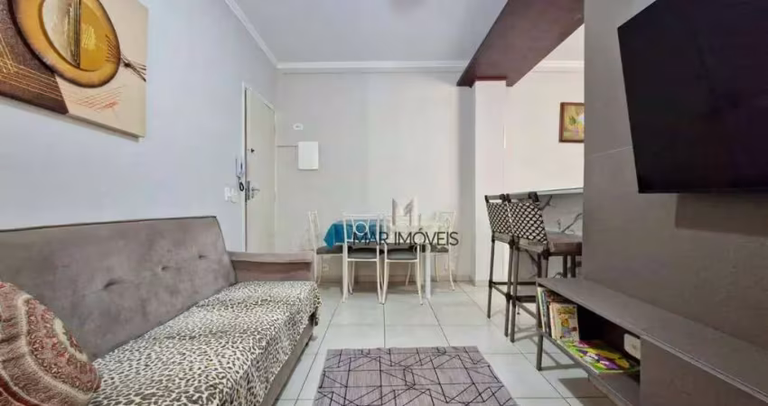 Apartamento com 1 dormitório à venda, 50 m² por r$ 335.000,00 - astúrias - guarujá/sp
