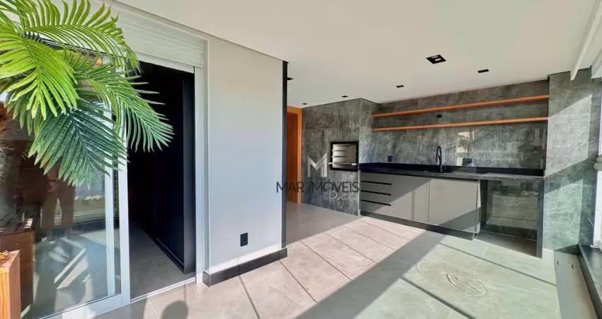Apartamento frente ao mar com varanda gourmet , 3 suítes e lazer completo à venda, 117 m² por r$ 1.800.000 - praia das astúrias - guarujá/sp