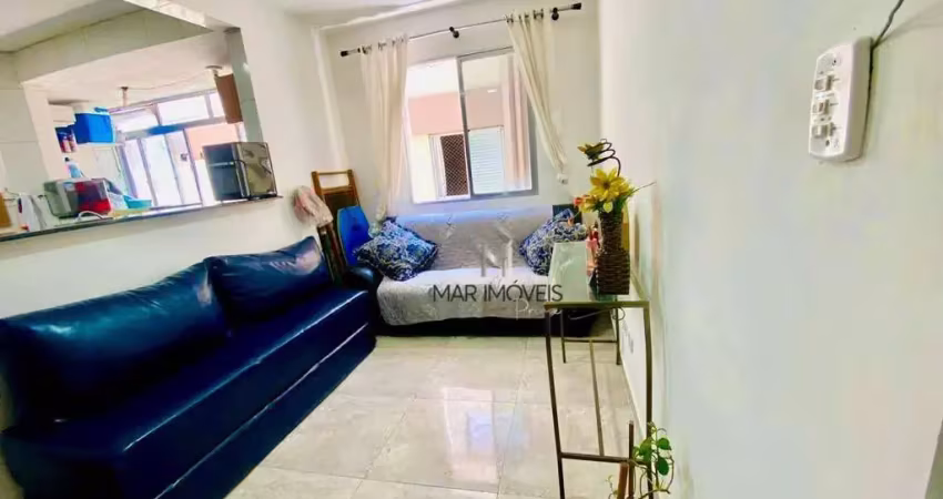 Apartamento com 1 dormitório à venda, 50 m² por r$ 320.000,00 - praia das astúrias - guarujá/sp