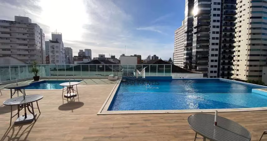 Apartamento novo com 66m², varanda gourmet, 2 dormitórios, 2 vagas e lazer completo na praia das astúrias