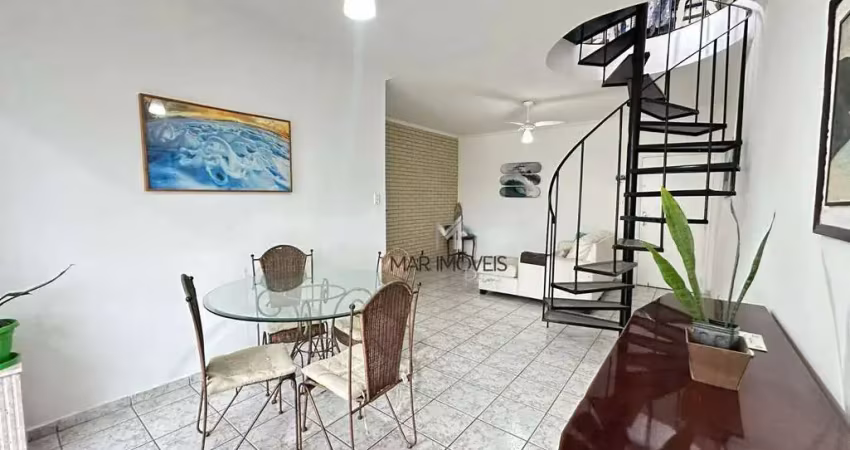 Cobertura com 3 dormitórios à venda, 170 m² por r$ 500.000,00 - astúrias - guarujá/sp