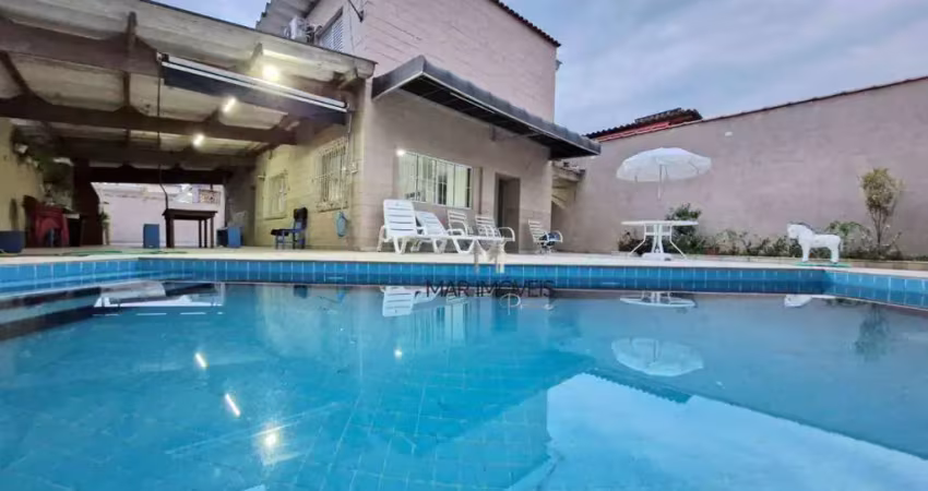 Sobrado com 4 dormitórios à venda, 360 m² por r$ 600.000 - praia da enseada - guarujá/sp