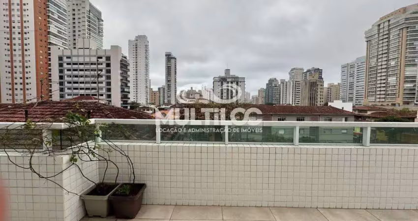 Apartamento para aluguel, 2 quartos no bairro embaré em santos