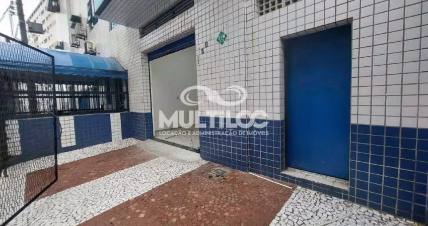 Ponto comercial para alugar no Macuco, Santos 