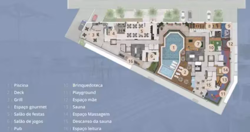 Apartamento à venda, 3 quartos no bairro gonzaga em santos