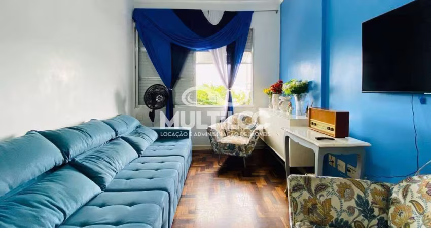 Apartamento frente praia vista mar 2 dormitórios