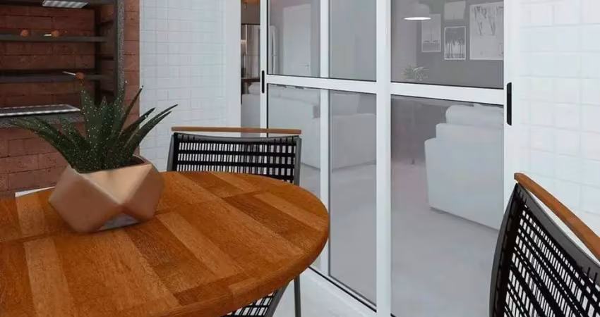 Apartamento com 2 quartos à venda no Estuário, Santos 