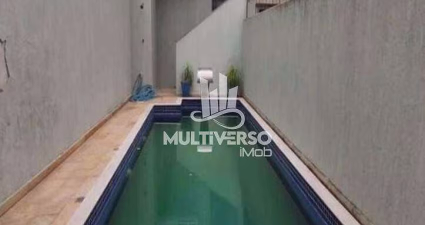 Sobreposta alta com piscina e churrasqueira, Macuco - Santos
