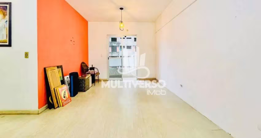 Excelente apartamento 2 dormitórios com varanda vista livre e lazer no marapé em santos