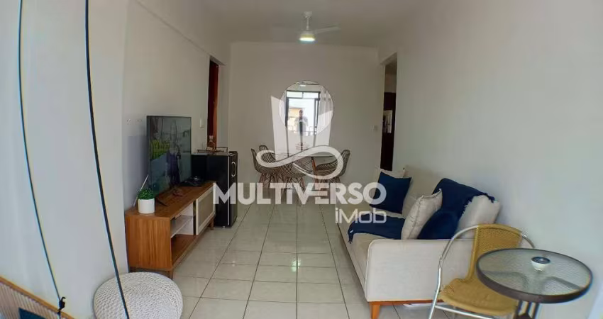 Apartamento 1 dormitório 63 m² com sacada vista mar - Tupi