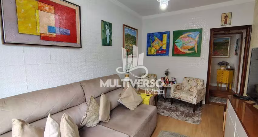 02 dormitórios, 74m²,sala ampla, reformado, ótima localização e possui elevador por r$480.000,00