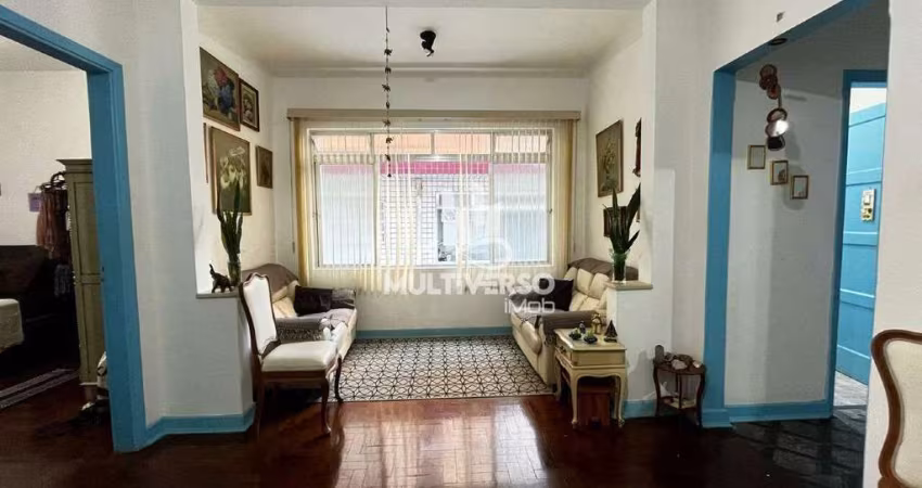 Apartamento de 93m², 3 Dormitórios, Amplo e Arejado – 2 quadras da praia na Pompéia