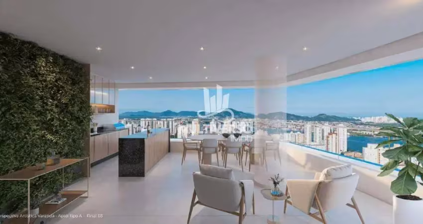Apartamento à venda, 3 quartos no bairro ponta da praia em santos