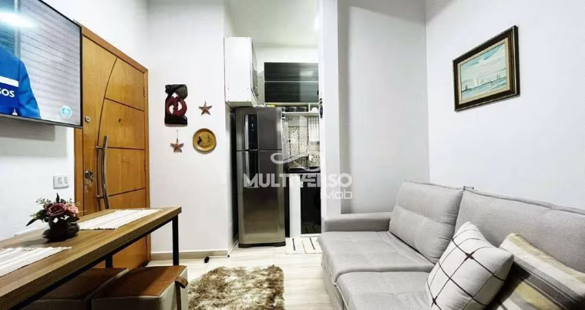 Sala Living Revertida em 1 Dorm | Lindamente Reformado | Ponta da Praia – Quadra da praia