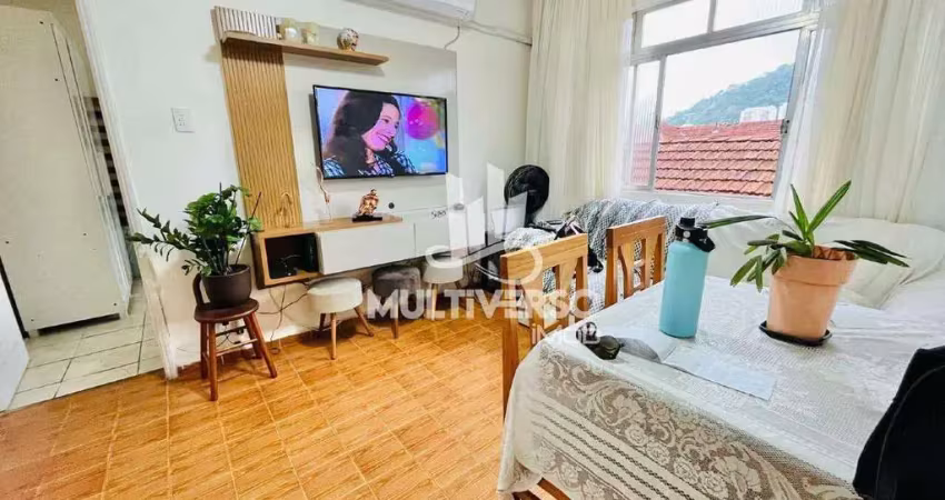 Apartamento padrão 2 dormitórios no campo grande em santos