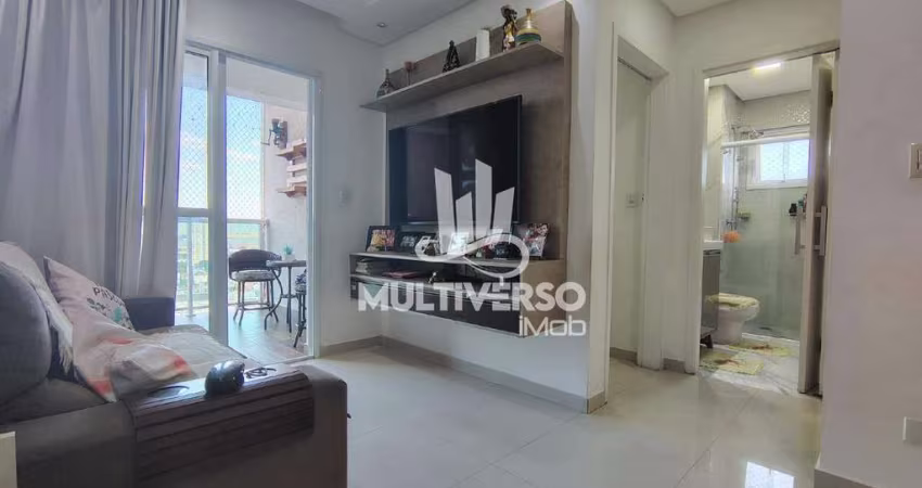 Apartamento 02 dormitórios, 59m², Vila Mathias, piscina e lazer completo, vaga de garagem, R$550.000,00