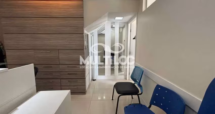 Sala comercial para aluguel, no bairro vila mathias em santos