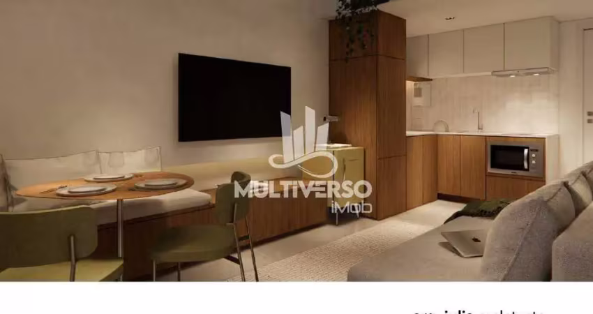 Flat à venda, 1 quarto no bairro Boqueirão em Santos