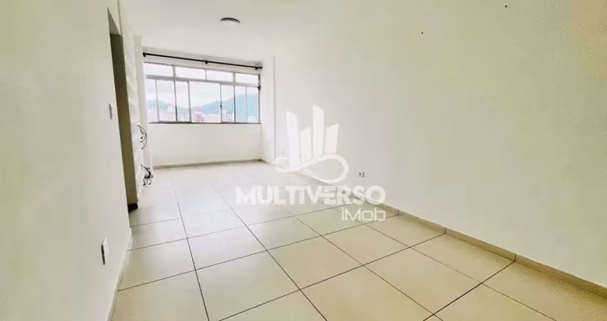Excelente apartamento amplo 2 dormitórios + dependência completa no campo grande em santos