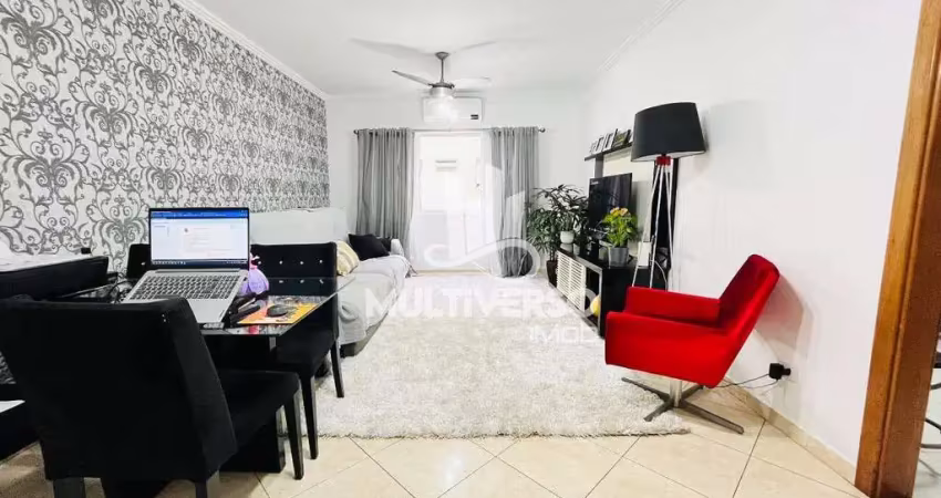 Excelente apartamento reformado 2 dormitórios no campo grande em santos