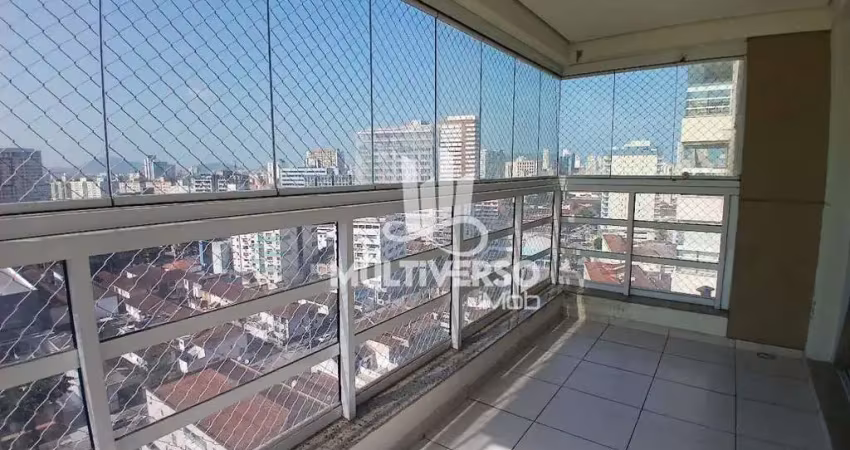 Apartamento 03 dormitórios sendo 01 suíte lavabo, 02 vaga demarcada com lazer completo na vila belmiro em santos - sp