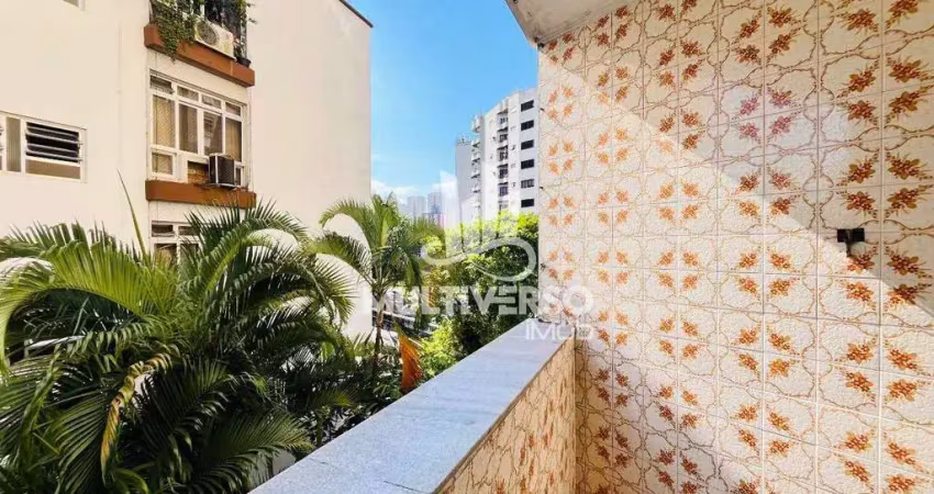 Apartamento à venda, 2 quartos no bairro ponta da praia em santos