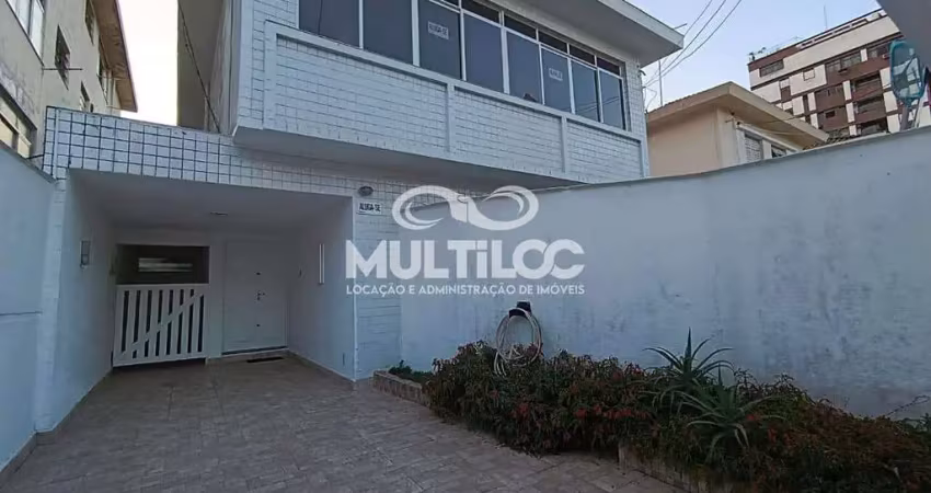 Casa para aluguel, 3 quartos no bairro ponta da praia em santos
