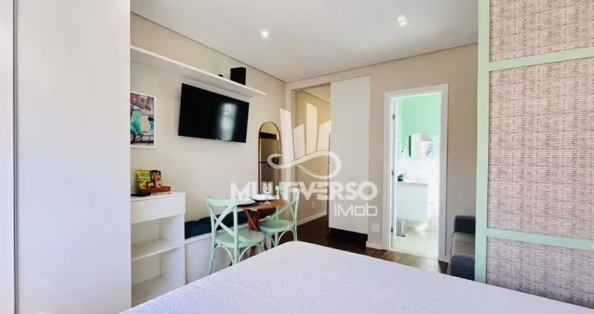 Apartamento sensacional kitnet mobiliado no boqueirão em santos prox a praia