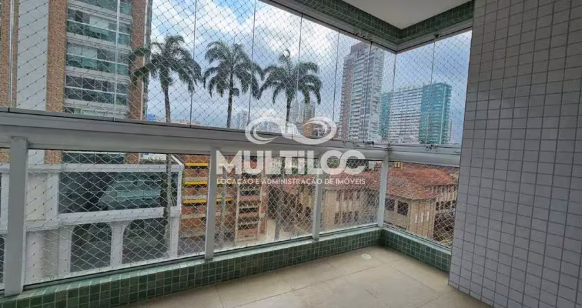 Apartamento para aluguel, 2 quartos no bairro boqueirão em santos