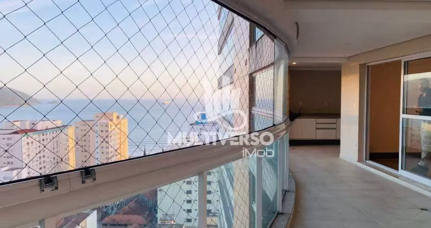 Apartamento à venda, 4 quartos no bairro embaré em santos