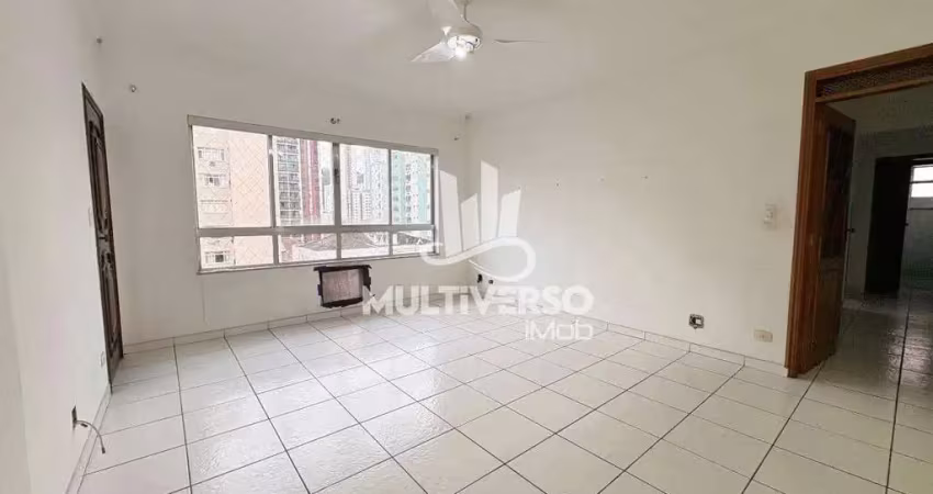Apartamento amplo 3 dormitórios + dependência na pompéia em santos