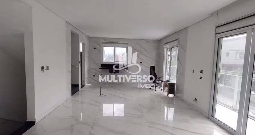 Triplex com 3 suítes, 122 m², guilhermina, praia grande – espaço gourmet com quintal