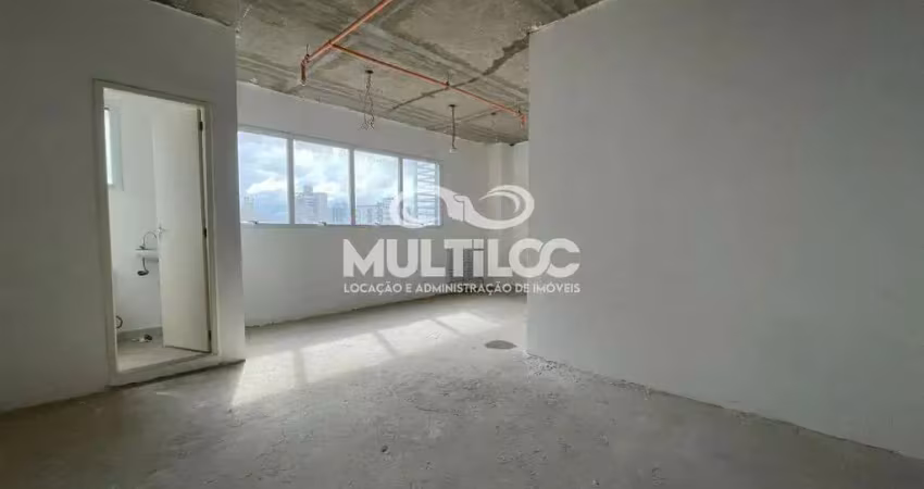Sala comercial para aluguel, no bairro ponta da praia em santos
