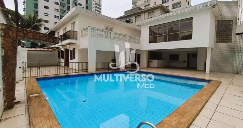 Casa para aluguel, 4 quartos no bairro ponta da praia em santos