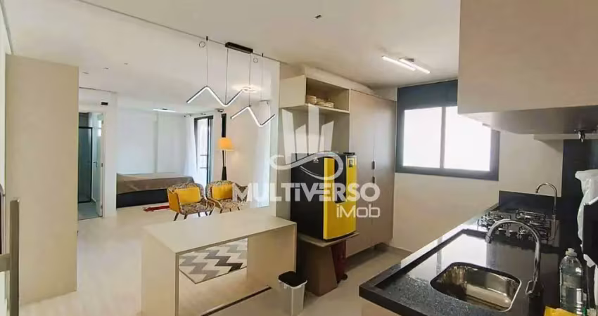 Apartamento para aluguel, 1 quarto no bairro ponta da praia em santos