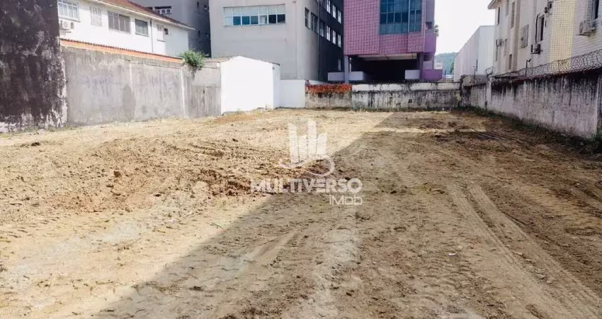 Terreno lote para locação comercial 20x50mts na vila mathias em santos
