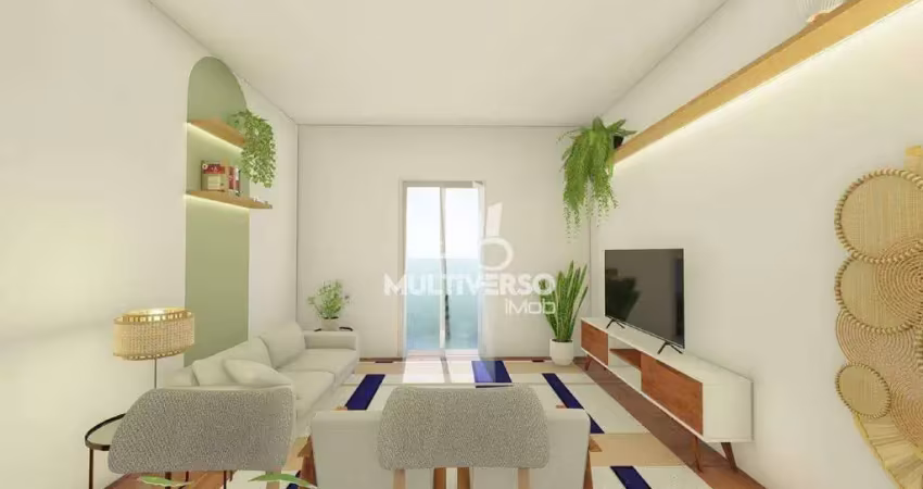 Apartamento mobiliado à venda no gonzaga - 80 m², 2 quartos, 1 suíte
