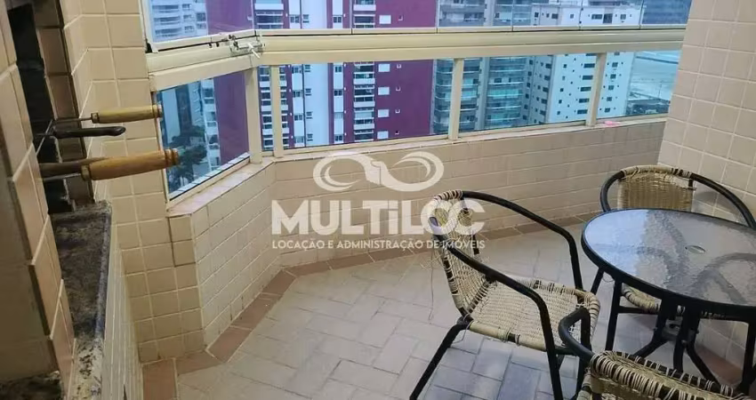 Apartamento para locação no canto do forte, praia grande – 3 dorms, 2 suítes, 1 vagas, vista para o mar