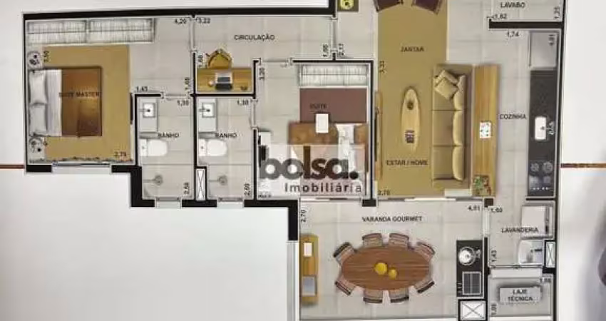 Apartamento com 2 quartos à venda no Jardim Estoril IV, Bauru 